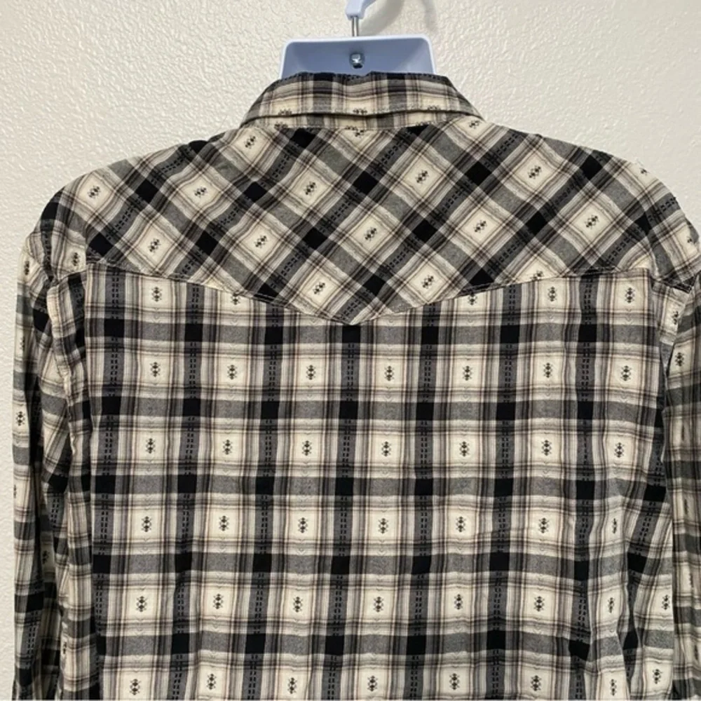 Lucky Brand Men's Classic Fit Plaid Shirt‎ XXL Cabincore Western Rodeo Rustic